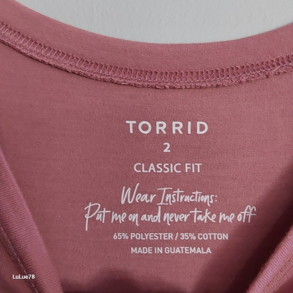 Torrid Pink Graphic Tee - 'Everybody is Beautiful' Size 2 - Picture 3 of 12